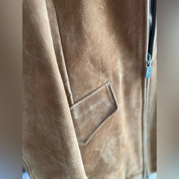 Vintage Etro Milano Leather Bomber Jacket - Picture 5 of 12